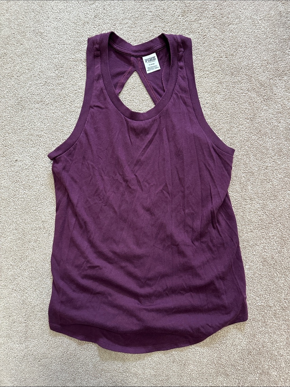 Champion Women's Deep Plum Racerback Tank Top